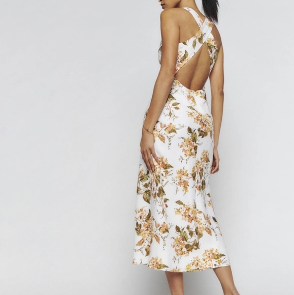 Reformation Cassette Linen Dress NWT - Picture 3 of 5